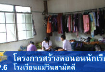 โครงการสร้างหอนอนนักเรียน โรงเรียนแม่วินสามัคคี EP 6