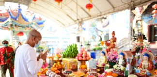 กำหนดการถือศีลกินเจเดือนเก้า (เก้าอ้วงฮุกโจ้ว) ณ โรงเจหอคุณธรรมฟ้า (เทียนหงี่ตึ๊ง) 21-29ต.ค.2568