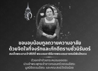 โอ้….พระแม่ย่า พระผู้ทรงมหากรุณา มหาเมตตา มหาปัญญา มหาปรีชา ต่อพสกนิกรลูกหลานไทย บัดนี้ทรงเสด็จสู่สวรรคาลัยไปเสียแล้ว